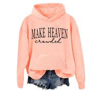 Make Heaven Crowded Hoodie Make Heaven Crowded Sweatshirts Christian Clothing For Women Men Orange