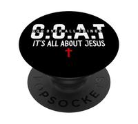 Make Heaven Crowded It's All About Jesus God Over All Things PopSockets Adhesive PopGrip