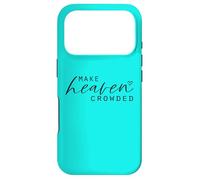 Make Heaven Crowded Women's Fashion Top Christian Slogan Case for iPhone 17 Pro