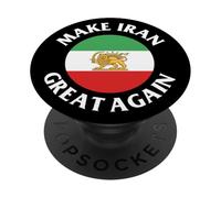 Make Iran Great Again Democracy Freedom For Iranian Pepole PopSockets Adhesive PopGrip