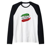 Make Iran Great Again Iranian Pride Freedom Statement Persia Raglan Baseball Tee