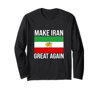 Make Iran Great Again Miga Support Democracy & Iran Freedom Long Sleeve T-Shirt