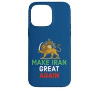 Make Iran Great Again Persian Lion and Sun Shiro Khorshid Case for iPhone 14 Pro Max