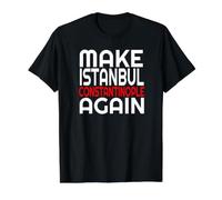 Make Istanbul Constantinople Again Value Graphic T-Shirt, Men, Black, XL