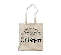 Make It Love It Sell It - Entirely Possible That This Is Full Of Crisps - Snack Tote Bag, Single Sided