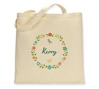 Make it Love it Sell It - Floral Kerry - Canvas Tote Bag, Single Sided