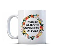 Make It Love It Sell It - Friends are Like Flowers They Brighten Your Day - Appreciation Mug, Ceramic, 11fl oz