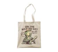 Make It Love It Sell It - Funny Frog Cowboy Canvas Tote Bag - Sarcastic Friend Or Colleague Gift Idea, Single Sided