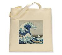 Make It Love It Sell It - Hokusai's The Great Wave off Kanagawa - Canvas Tote Bag, Double Sided