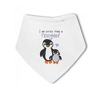 Make It Love It Sell It - I am Cuter than a Penguin! - Baby Bandana Bib, For Boy or Girl, One Size