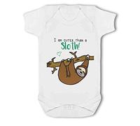 Make It Love It Sell It - I am Cuter than a Sloth! - Baby Vest, 0-3 Months, Girl or Boy, New Born to 24mth