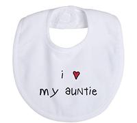 Make It Love It Sell It - I Heart My Auntie - Baby Pullover Bib, Boy or Girl