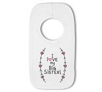 Make It Love It Sell It - I love my Big Sister! (Heart and Arrow) - Baby Pullover Bib, Boy or Girl