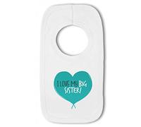 Make It Love It Sell It - I love my Big Sister! (Heart) - Baby Pullover Bib, Boy or Girl
