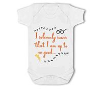 Make It Love It Sell It - I Solemnly swear that I am up to no good... - Baby Vest, 6-12 Months, Girl or Boy, New Born to 24mth