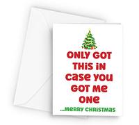 Make It Love It Sell It - In Case You Got Me One Funny Christmas - A5 Christmas Card, A5, 350gsm