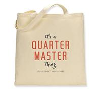 Make it Love it Sell It - It's A Quartermaster Thing - Canvas Tote Bag, Single Sided