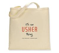 Make it Love it Sell It - It's An Usher Thing - Canvas Tote Bag, Single Sided