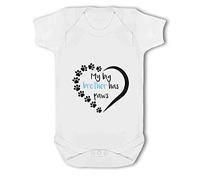 Make It Love It Sell It - My Big Brother Has Paws - Baby Body Suit, 3-6 Months, Girl or Boy, New Born to 24mth