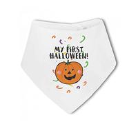 Make It Love It Sell It - My First Halloween! Pumpkin - Baby Bandana Bib, For Boy or Girl, One Size