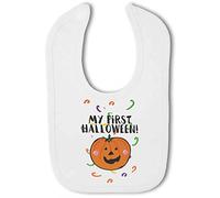 Make It Love It Sell It - My First Halloween! Pumpkin - Baby Hook and Loop Bib, Boy or Girl