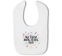 Make It Love It Sell It - My First New Years Eve! - Baby Hook and Loop Bib, Boy or Girl