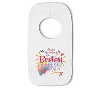 Make It Love It Sell It - My Great Grandma is the Bestest Cuddler ever! - Baby Pullover Bib, Boy or Girl