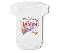 Make It Love It Sell It - My Great Grandma is the Bestest Cuddler ever! - Baby Vest, 12-18 Months, Girl or Boy, New Born to 24mth
