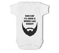 Make It Love It Sell It - One Day I’ll Have A Beard Like Daddy - Baby Vest, 18-24 Months, Girl or Boy, New Born to 24mth