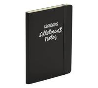 Make It Love It Sell It - Personalised Allotment Notes - Gardener Black Soft Touch Notebook, 160 page, A5