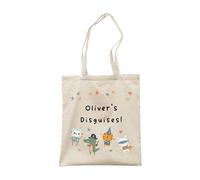 Make It Love It Sell It - Personalised Boy's Name - Children's Fancy Dress Up Canvas Tote Bag