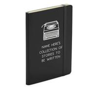 Make It Love It Sell It - Personalised Collection Of Stories To Be Written - Author Writer Soft Touch Black Notebook, 160 page, A5