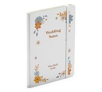 Make It Love It Sell It - Personalised Engagement Gift - Floral Wedding Planner Bride To Be Notebook, 160 page, A5
