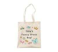 Make It Love It Sell It - Personalised Girl's Name - Children's Fancy Dress Up Canvas Tote Bag