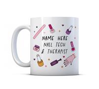 Make It Love It Sell It - Personalised Nail Tech & Therapist - Salon Gift Mug, Ceramic, 11fl oz