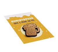 Make It Love It Sell It - Personalised Pint Beer Token - A6 Token Card