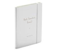 Make It Love It Sell It - Personalised Thank You Teacher - Soft Touch White Notebook Gift, 160 page, A5
