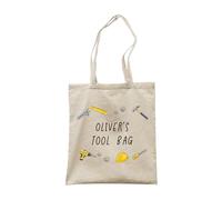 Make It Love It Sell It - Personalised Toy Tool Bag - Children's Name Role Play Builder Canvas Tote