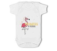 Make It Love It Sell It - Princess in Training! Flamingo - Baby Vest, 0-3 Months, Girl or Boy, New Born to 24mth