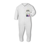 Make It Love It Sell It Simply Wall Art - Future Scientist! - Baby Grow Suit, 0-3 Months, Girl or Boy, New Born to 24mth White