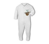 Make It Love It Sell It Simply Wall Art - I am cuter than a Sloth! - Baby Grow Suit, 0-3 Months, Girl or Boy, New Born to 24mth White