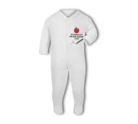 Make It Love It Sell It Simply Wall Art - My Mummy is the Best Teacher Ever! - Baby Grow Suit, 3-6 Months, Girl or Boy, New Born to 24mth White