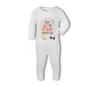 Make It Love It Sell It Simply Wall Art - Today I am Five Months Old Milestone - Baby Romper Suit, 3-6 Months, For Girl or Boy, Newborn to 12mth