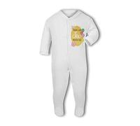 Make It Love It Sell It Simply Wall Art - Today I am Six Months Old Milestone - Baby Grow Suit, New Born, Girl or Boy, New Born to 24mth White