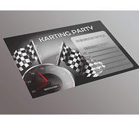 Make It Love It Sell It Simply Wallart - Go-Karting Party Invite - 20 A5 Invitation Pack