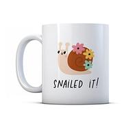 Make It Love It Sell It - Snailed It! - Punny Congratulation Gift Mug, Ceramic, 11fl oz