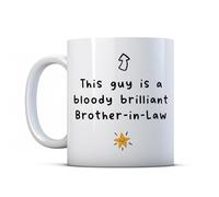 Make It Love It Sell It - This Guy is A Brilliant Brother in Law - Birthday Gift Mug, Ceramic, 11fl oz