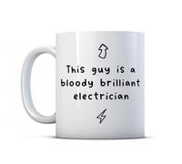 Make It Love It Sell It - This Guy is A Brilliant Electrician - Gift Mug, Ceramic, 11fl oz