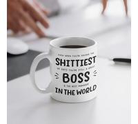 Make It Love It Sell It - Worst Great Boss in The World - Funny Best Manager Gift Mug, Ceramic, 11fl oz