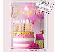 Make It Personal Amelie It's Your Birthday! Wonderful Daughter Musical Birthday Card Singing Happy Birthday To You Amelie Card Sings